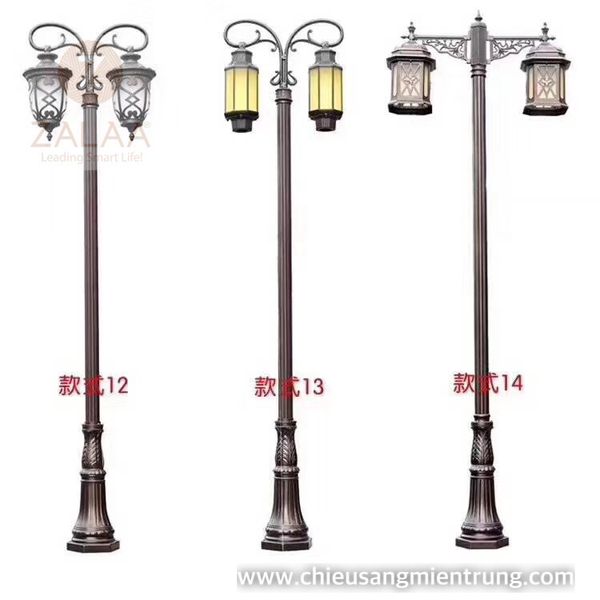 Cột đèn chiếu sáng công viên, khu đô thị