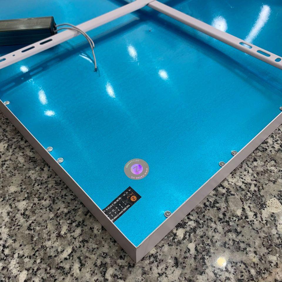 Đèn Panel LED ốp nổi lắp trần bê tông kích thước 600x600 công suất 40-48W mã ZPN600x600-ON 