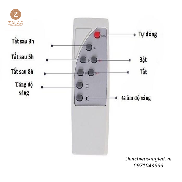 Tấm pin hấp thu ánh sáng mặt trời.  - Hệ số công suất của thiết bị rất ấn tượng. Có hơn 90% điện năng được chuyển hóa thành quang năng. Lợi ích kinh tế mà năng lượng mặt trời mang lại vô cùng to lớn. Đây nguồn tài nguyên mà tất cả mọi người đều có thể khai thác. Nhà đầu tư cũng không phải thanh toán hóa đơn tiền điện.  - Ánh sáng của đèn LED pha có độ hoàn màu cao. Nhờ đó mà sự vật được phản ánh khách quan, trung thực. Thêm vào đó, ánh sáng trắng dịu tốt cho thị lực, giúp tinh thần tỉnh táo.  - Khả năng chống lại sự xâm nhập bụi bẩn của đèn đạt mức hoàn hảo. Ngoài ra, việc ngăn cản dòng nước cũng rất ấn tượng. Bởi vậy, nó có tuổi thọ cao dù hoạt động ở môi trường ngoài trời. Ngoài ra, bề mặt đèn được phun sơn tĩnh điện giúp ngăn chặn tình trạng oxy hóa.  - Với điều khiển từ xa, bạn có thể cài đặt số giờ hẹn tắt, điều chỉnh ánh sáng lớn - nhỏ. Ngoài ra, sản phẩm còn có cơ chế tự động bật - tắt,…