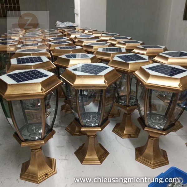 Đèn trụ nấm sân vườn sử dụng năng lượng mặt trời 3w, 5w, 6w