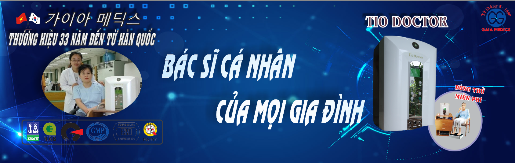 máy vật lý trị liệu TIO DOCTOR