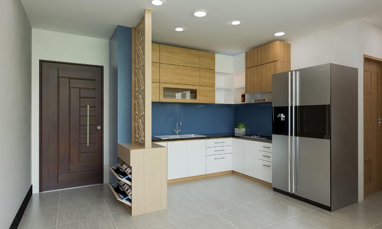 Thiết kế nội thất phòng bếp đẹp hiện nay - Kiến Trúc Và Nội Thất Hùng Anh