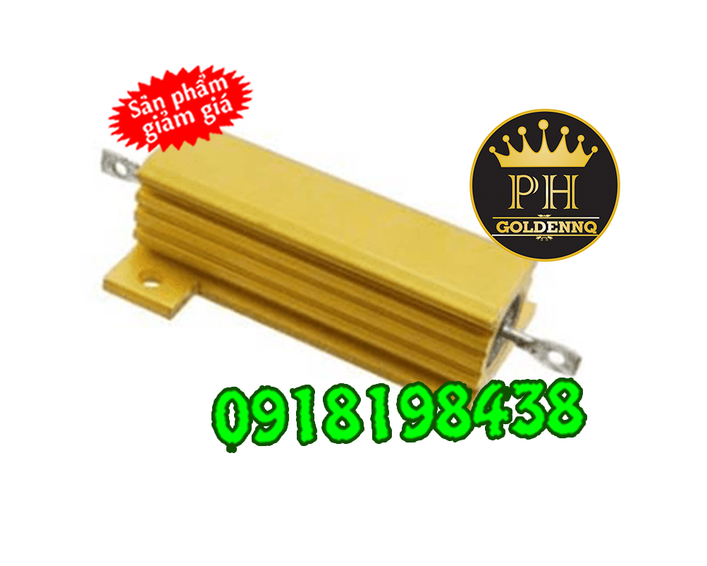 Trở 50W 5% 100R RX24 Vỏ Nhôm Mạ Vàng