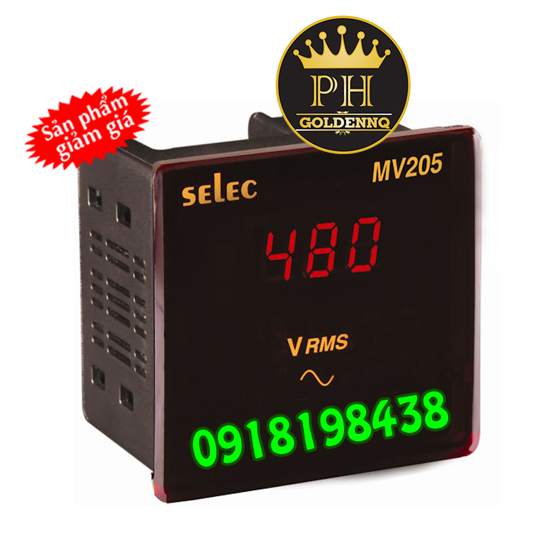 ĐỒNG HỒ ĐO ĐIỆN ÁP SELEC MV205