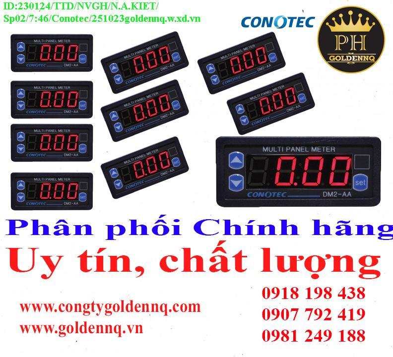 Đồng Hồ Đo Điếm Conotec chính hãng, giá sỉ, bảo hành, phân phối toàn quốc. Thông tin chi tiết xin vui lòng liên hệ hotline.