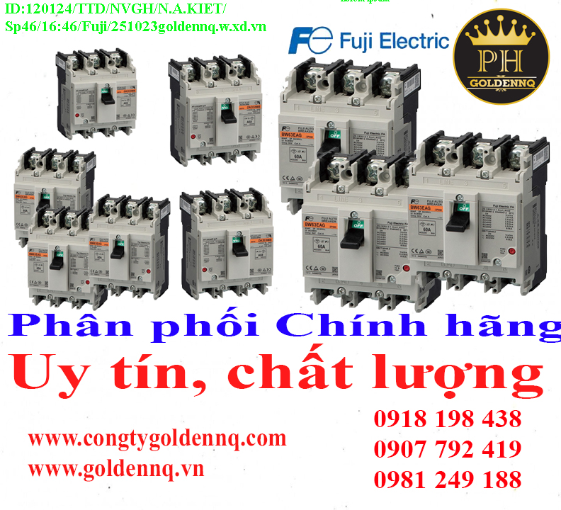 Cầu Dao Dạng Khối Chống Rò FUJI (ELCB) chính hãng, giá sỉ, bảo hành, phân phối toàn quốc. Để biết thêm thông tin chi tiết xin vui lòng liên hệ hotline.