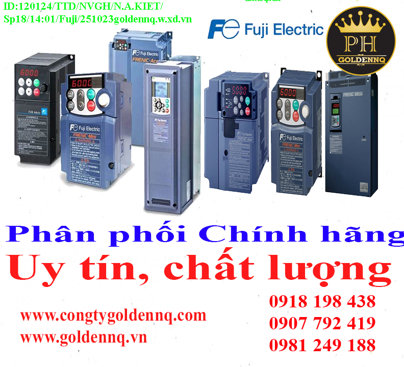 Biến Tần FUJI chính hãng, giá sỉ, bảo hành, phân phối toàn quốc. Để biết thêm thông tin chi tiết xin vui lòng liên hệ hotline.