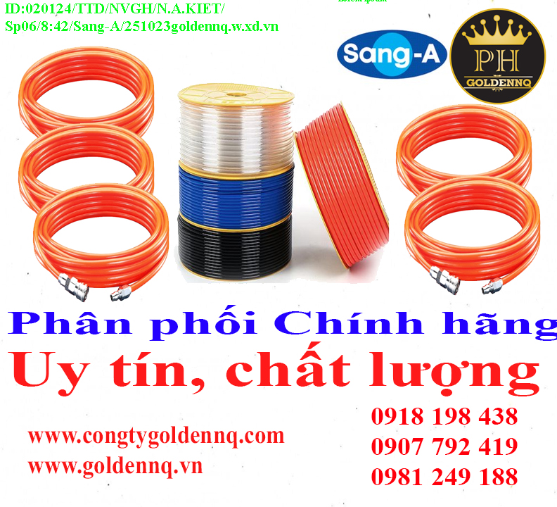 Ống dẫn khí nén Sang-A giá rẻ, chất lượng, bảo hành chính hãng