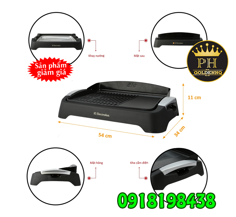 VỈ NƯỚNG ĐIỆN ELECTROLUX EBG100