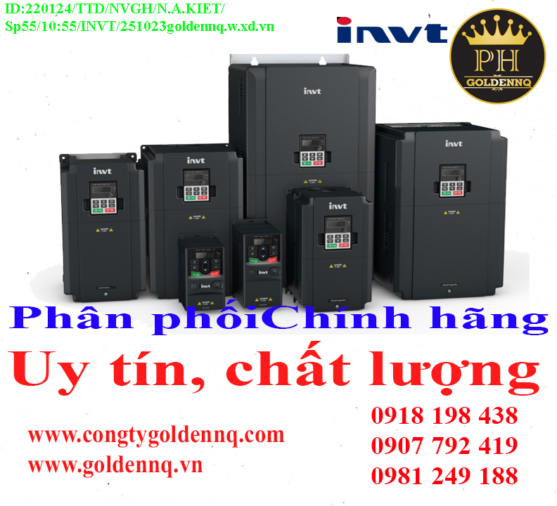 Biến Tần INVT GD200 về kho nhiều chưa cập nhật kịp, vui lòng liên hệ hotline để biết thêm thông tin.