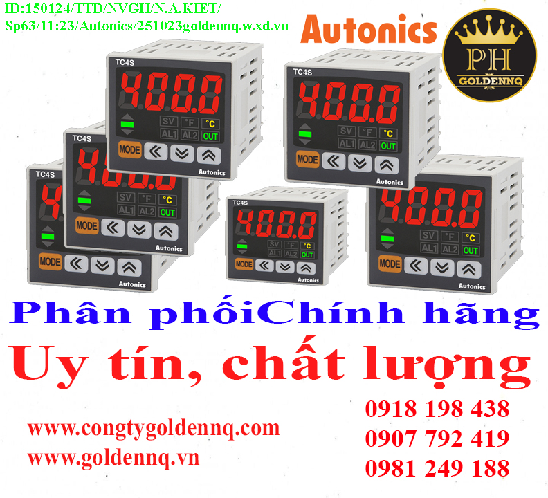Điều khiển nhiệt độ Autonics chính hãng, giá sỉ, bảo hành, phân phối toàn quốc. Thông tin chi tiết xin vui lòng liên hệ hotline.