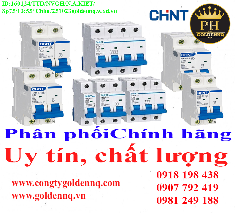 Cầu dao dạng tép Chint (MCB) về kho nhiều chưa cập nhật kịp, vui lòng liên hệ hotline để biết thêm thông tin.
