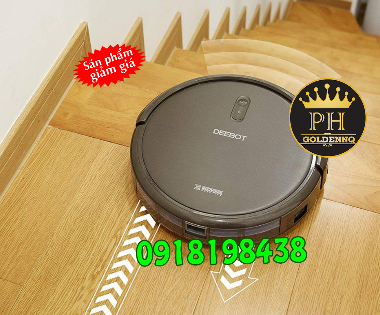 Robot lau nhà và hút bụi Nhật Bản ECOVACS DEEBOT N79T