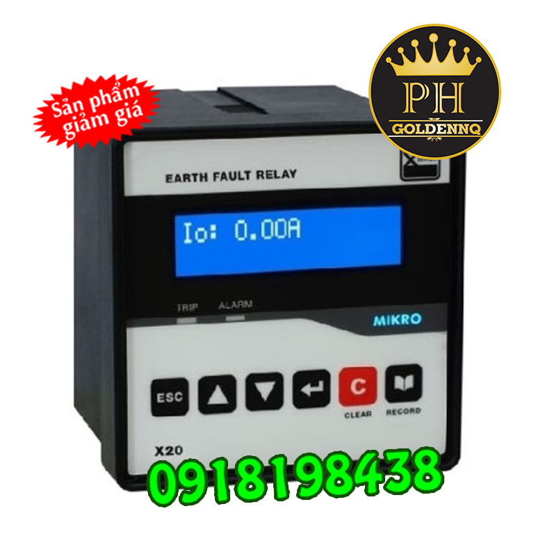 Rơ le bảo vệ chạm đất Mikro X20-EFR-240AD