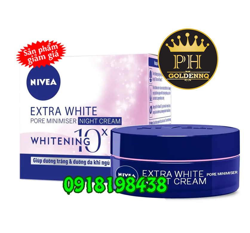 Kem Dưỡng Trắng Da Ban Đêm Nivea 50ml