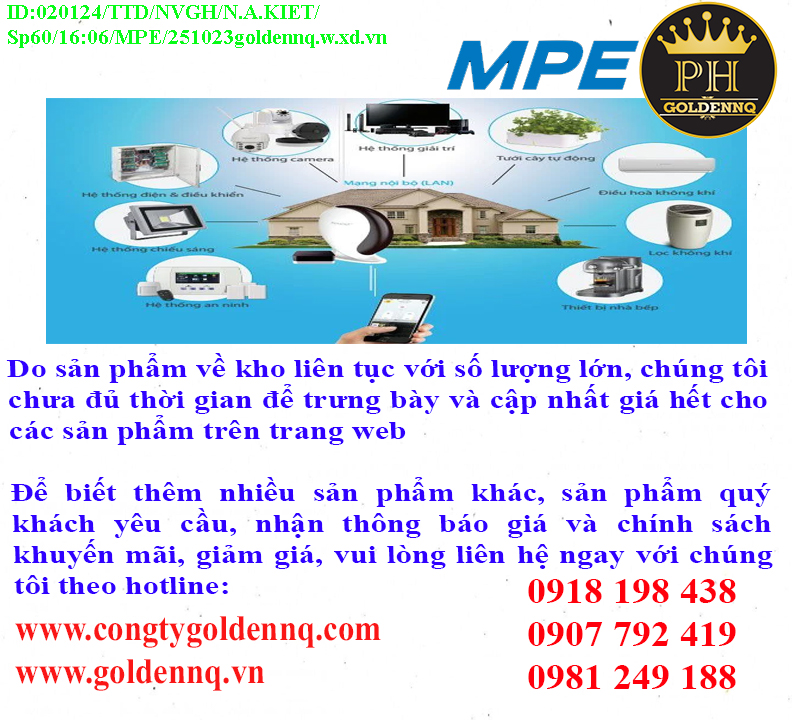Thiết bị thông minh MPE chính hãng, giá sỉ, phân phối toàn quốc.
