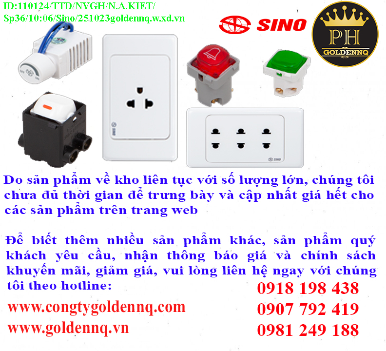 SÊ-RI S9 Sino chính hãng, giá sỉ, bảo hành, phân phối toàn quốc.