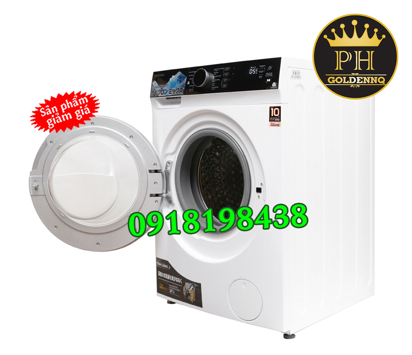 Máy giặt Toshiba Inverter 9.5 kg TW-BH105M4V WK
