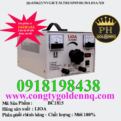 Nguồn 1 chiều DC (máy nạp ác quy) BC1815