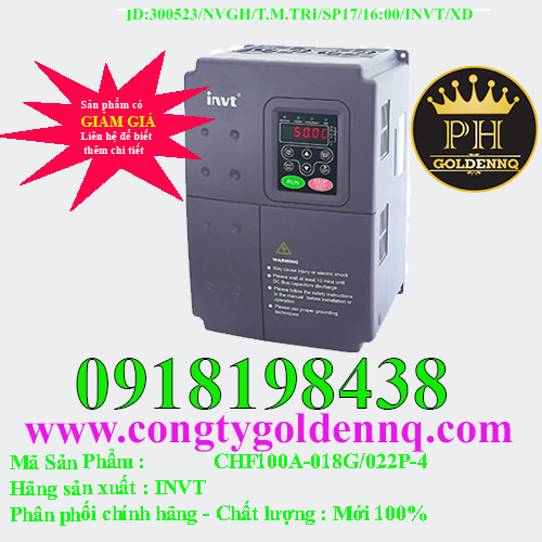 Biến tần INVT CHF100A-018G/022P-4