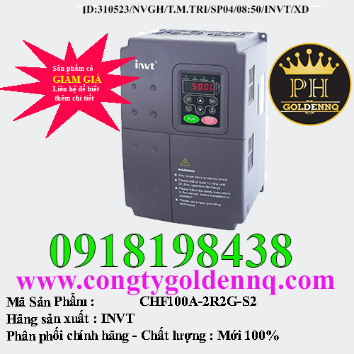 Biến tần INVT CHF100A-2R2G-S2