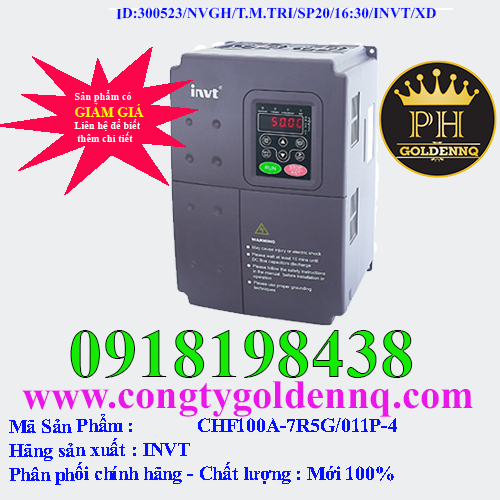 Biến tần INVT CHF100A-7R5G/011P-4