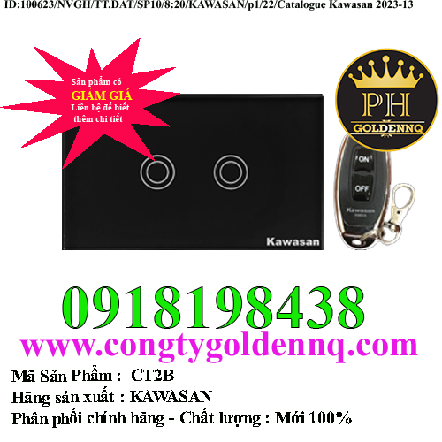 Công tắc cảm ứng chạm CT2B