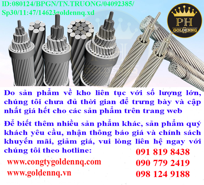Dây nhôm trần xoắn A CADIVI chính hãng, giá sỉ, bảo hành, phân phối toàn quốc. Để biết thêm thông tin chi tiết xin vui lòng liên hệ hotline.