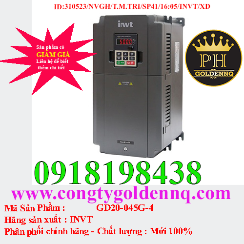 Biến tần INVT GD20-045G-4
