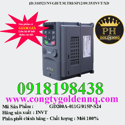 Biến tần INVT GD200A-011G/015P-S24