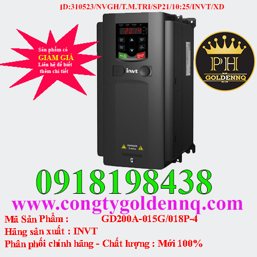 Biến tần INVT GD200A-015G/018P-4