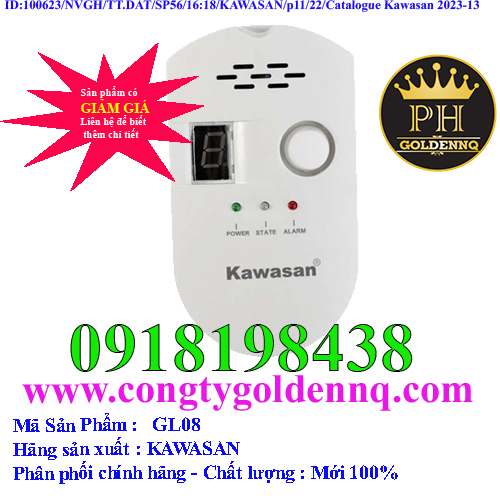 Báo gas xì độc lập Kawasan GL08