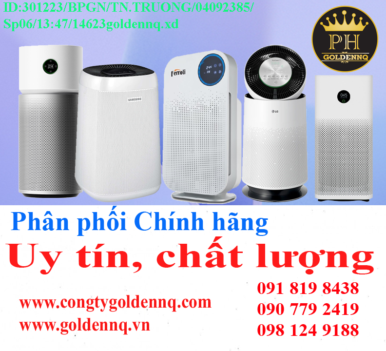 Máy lọc không khí chính hãng, giá sỉ, bảo hành, phân phối toàn quốc. Để biết thêm thông tin chi tiết xin vui lòng liên hệ hotline.