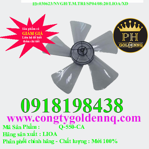 Phụ kiện cho quạt điện dân dụng Q-550-CA