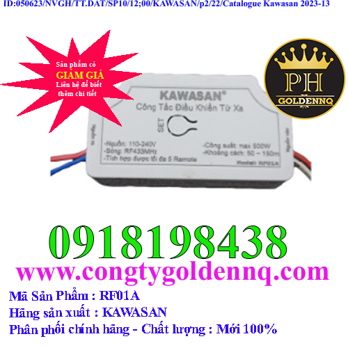 Công tắc điều khiển từ xa Kawasan RF01A