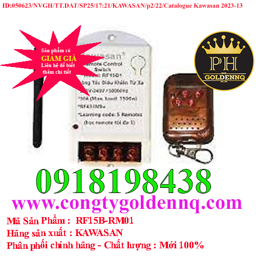 Công tắc điều khiển từ xa RF15B-RM01