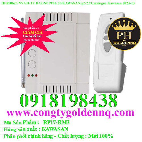 Thiết bị điều khiển từ xa 1-3 pha RF17-RM3