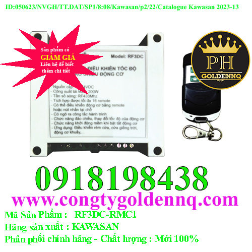 Công tắc điều khiển động cơ RF3DC-RMC1