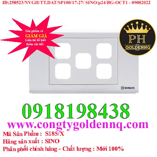 Mặt 5 lỗ SINO S185/X