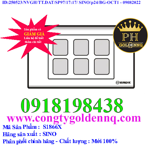 Mặt 6 lỗ SINO S1866X