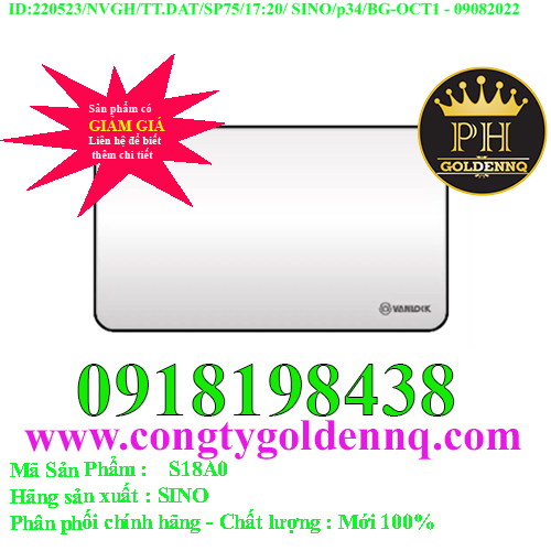 Mặt che trơn SINO S18A0