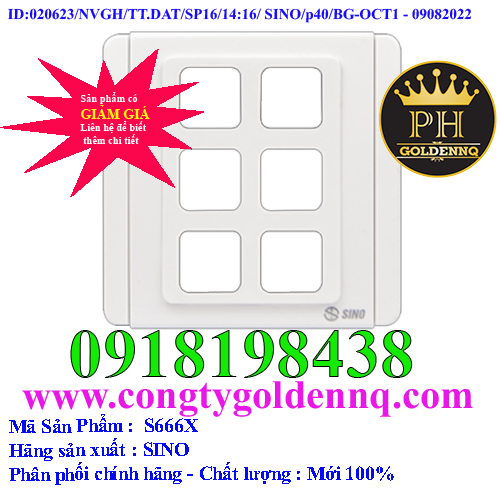 Mặt 6 lỗ SINO S666X