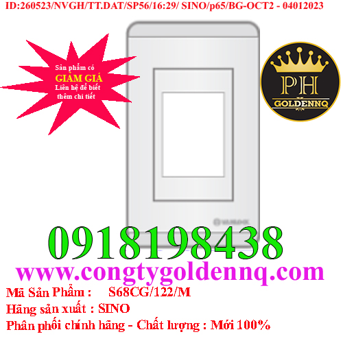 Mặt S68CG/122/M