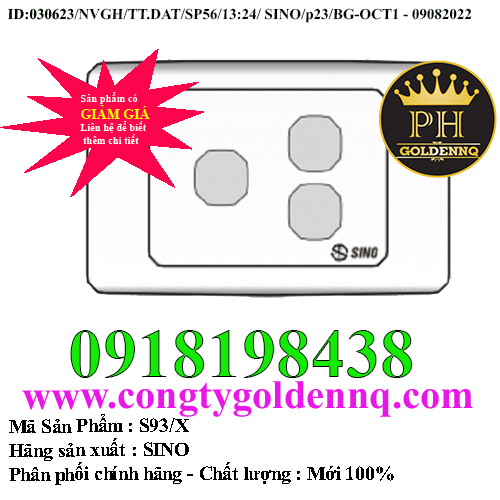 Mặt 3 lỗ – Sino Vanlock – S93/X