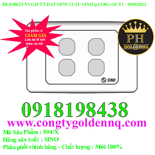 Mặt 4 lỗ – Sino Vanlock – S94/X