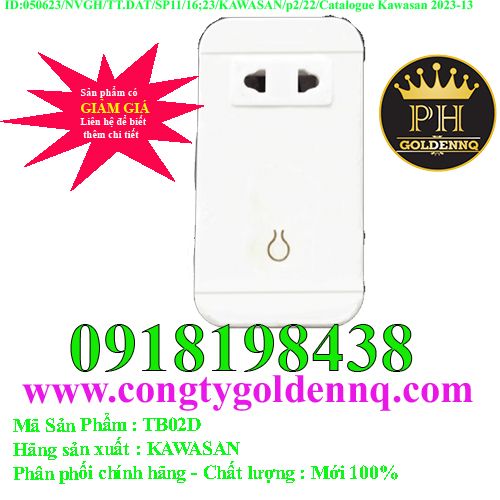 Ổ cắm điều khiển từ xa Kawasan TB02D