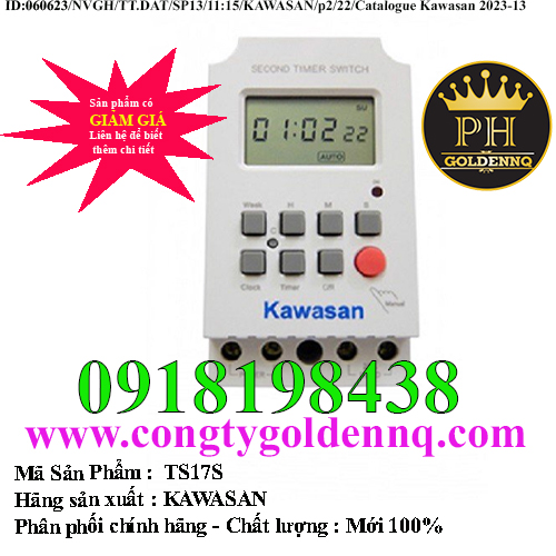 Công tắc hẹn giờ kỹ thuật số Kawasan TS17S