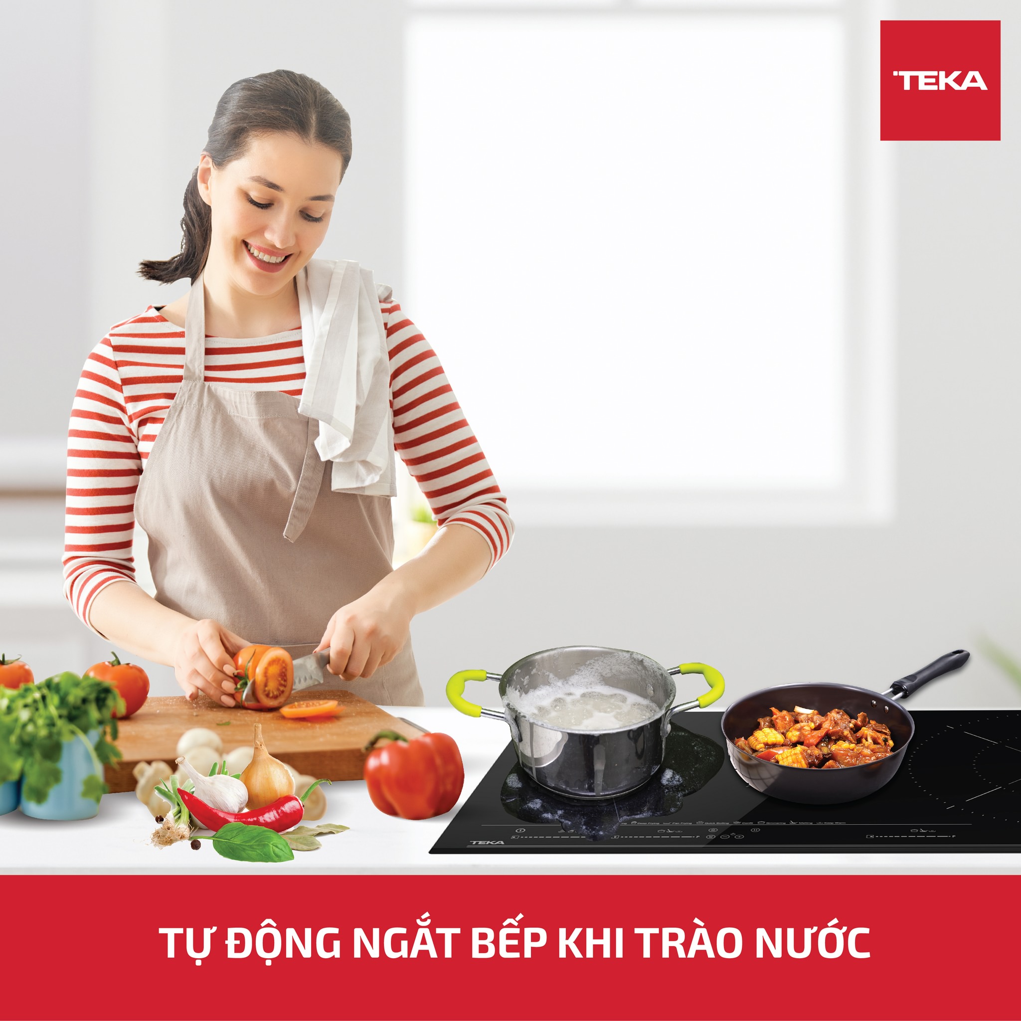 THOÁI MÁI SÁNG TẠO MÓN NGON VỚI BẾP TỪ TEKA