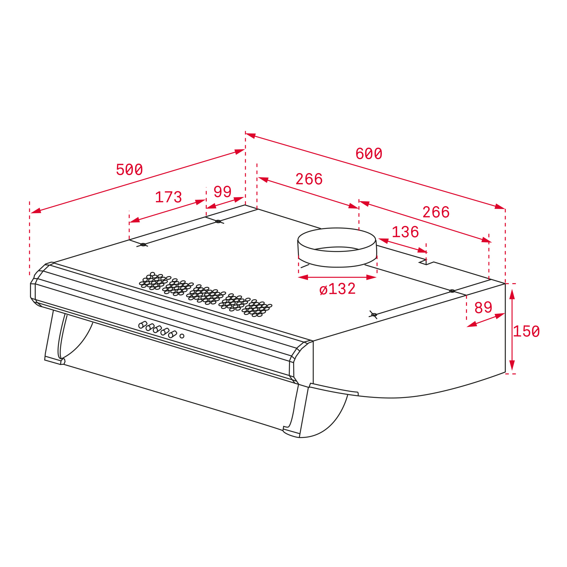 Máy hút mùi Teka C 6420 BK INOX