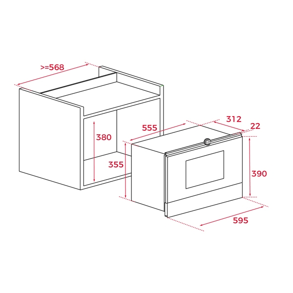 Lò vi sóng Teka ML 8220 BIS L SM